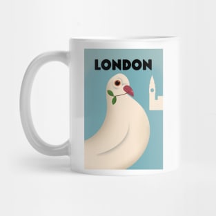 London Vintage style travel poster Mug